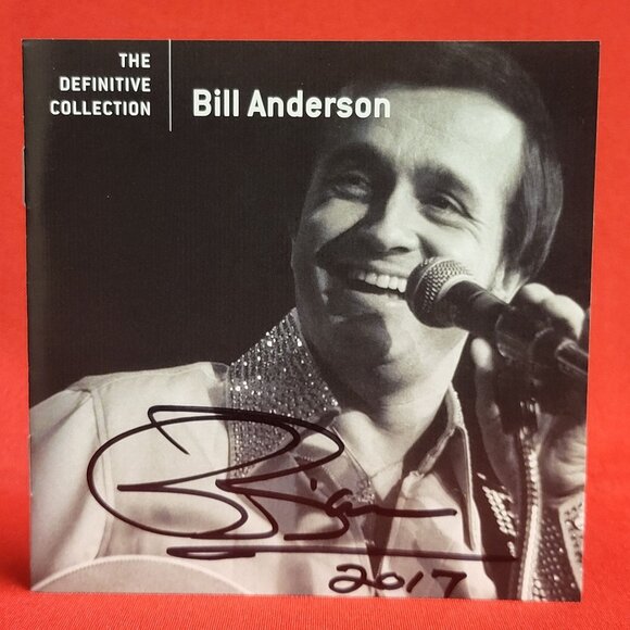 Bill Anderson The Definitive Collection Signed 2006 CD - Picture 9 of 9